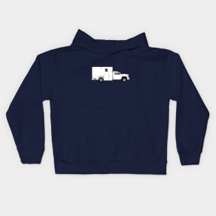 White Type I ambulance Kids Hoodie